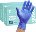 GUSTO Blue Nitrile Gloves, Disposable Gloves – 4 Mil, Latex & Rubber Free, Non-Sterile Powder-Free (Formerly Comfy Package)
