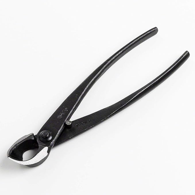 Wazakura Bonsai Tool Kit Made in Japan, Yasugi Steel Ashinaga Bonsai Scissors 8.2 inch (210mm) + Concave Branch Cutter 8 in (200mm) Starter Set (Yasugi Steel Ashinaga Scissors + Concave Branch Cutter)