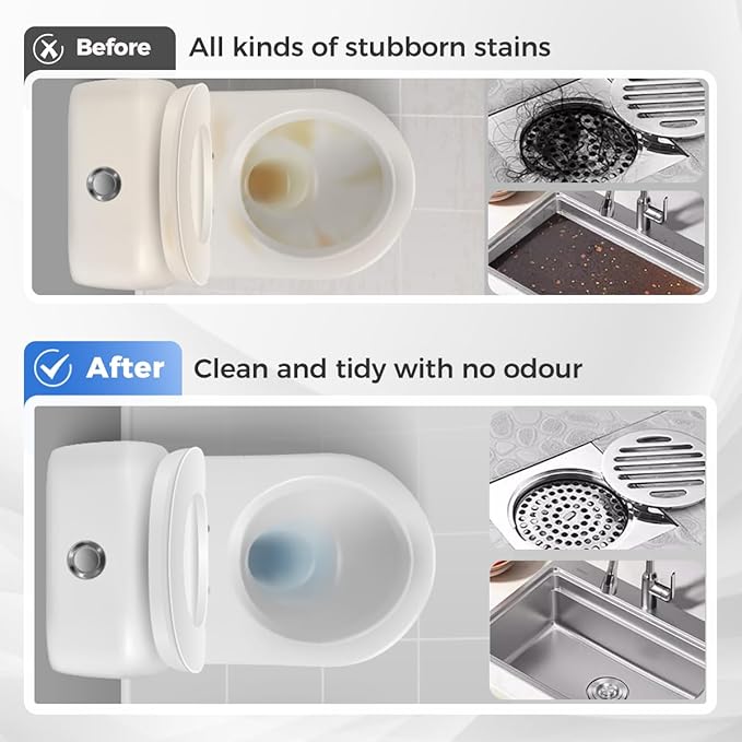 Sink & Drain Cleaner Powder, Powerful Sink Cleaner Powder for Bathroom & Kitchen Dredging (2 PCS)