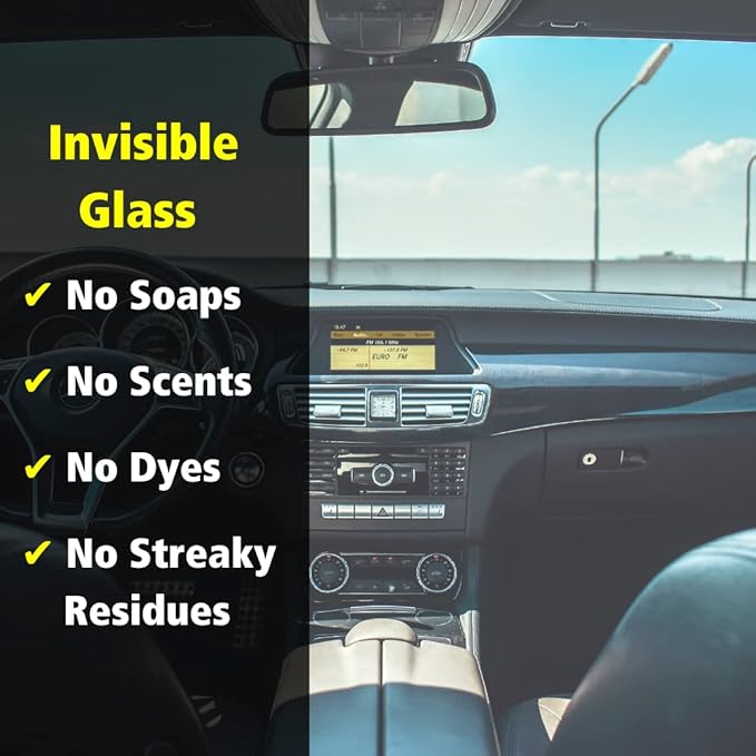 Invisible Glass 92164 Premium Glass Cleaner Spray for Car Windshields and Windows, Automotive and Home Window Cleaner, Streak-Free, Ammonia-Free, Tint-Safe – 22 fl oz