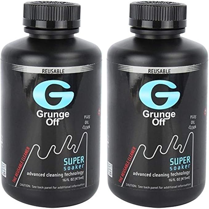 Grunge Off Super Soaker Glass Pipe Cleaner, 16 Ounce (2 Pack)