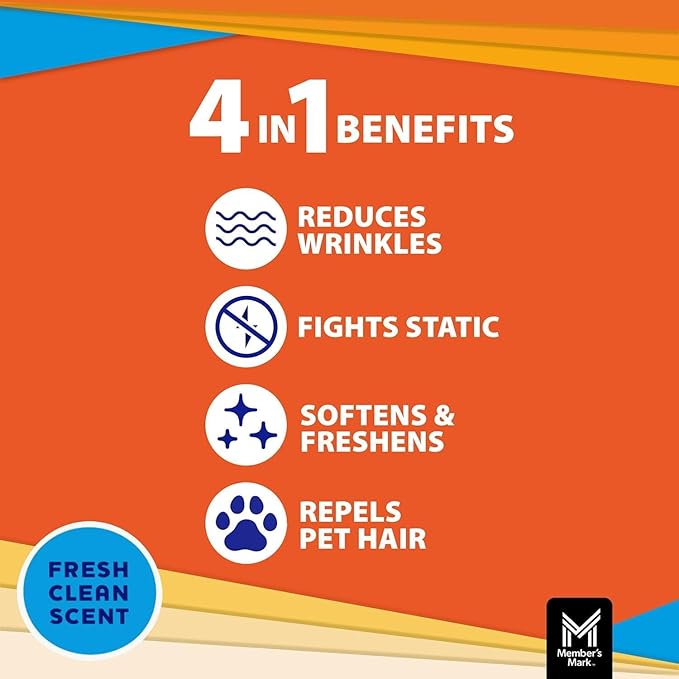 Member's Mark Fabric Softener Sheets