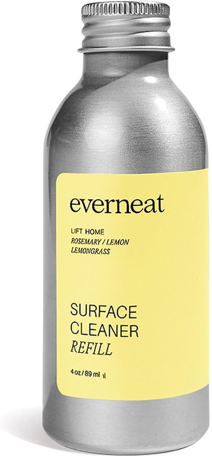 Everneat Surface Cleaner Concentrate (Refill) Lift / 4 Refills (4oz) | Aluminum Bottle…