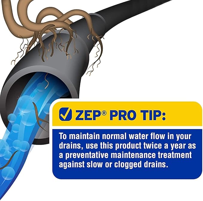 Zep Root Kill - 2 Lbs (Case of 4) ZROOT24 - Root Control in Septic Tanks and Leach Lines