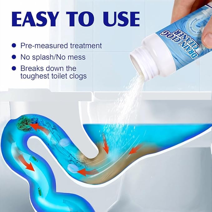 2 Pack Sink & Drain Cleaner – Upgraded Heavy-Duty Pipe Unclogging Tool for Kitchen, Bathroom and Sewer Pipes