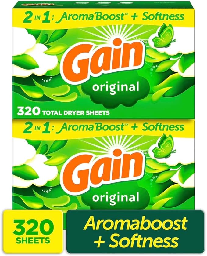Gains Dryer Sheets, Original, 320 Count