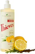 Young Living Thieves Dish Soap | 16 oz | Plant Based Dishwashing Liquid | Formulated with Lemon, Premium Essential Oils, and Water | Gentle on Hands | Ideal for Cleaning Dishes | 1 Pack