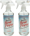 Mary Ellen's Best Press -2 pack - Clear Starch Alternative Ironing Spray, Scentless, 16.9 oz - Wrinkle Resister & Soil Guard for Quilting and Sewing