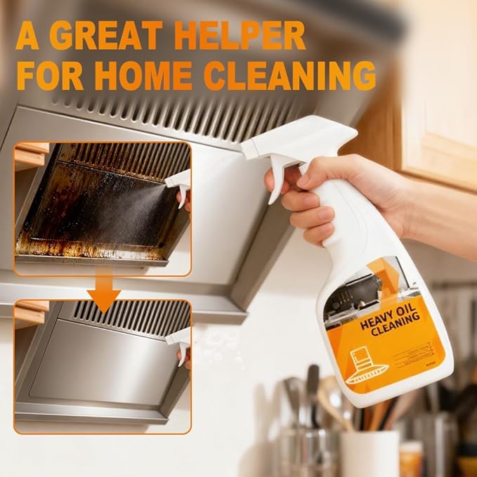 Kitchen Foam Cleaner, 2026 New Oven Grill Cleaner Spray, Multi Purpose Kitchen Cleaner, Household Convenient Spray Cleaner for Home (1, 17.59 fl-oz)