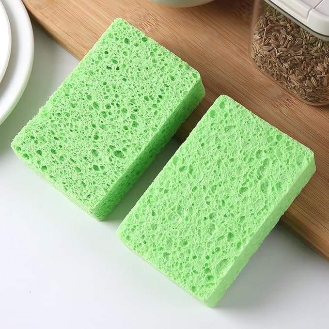 36 - Pack Non-Scratch Scrub Sponges - Sponges for Dishes and Washing Dishes, Cleaning Sponges for Kitchen Home and More（Green）