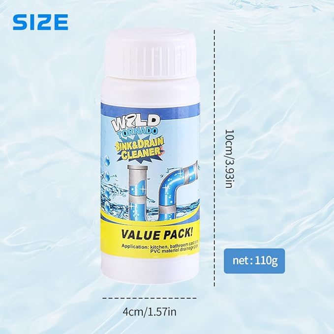 Sink Drain Cleaner, 2025 New Sink and Drain Cleaner, Multi-functional pipe unclogging agent, Powerful Sink Cleaner for Kitchen and Pipes Cleaning Tool (1PCS)
