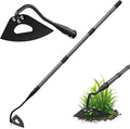Hollow Hoe Garden Tool Long Handle 56" for Digging, Weeding, Hoeing, Cutting and Loosing Soil, Sickle Garden Hoe Heavy Duty Landscaping Tools
