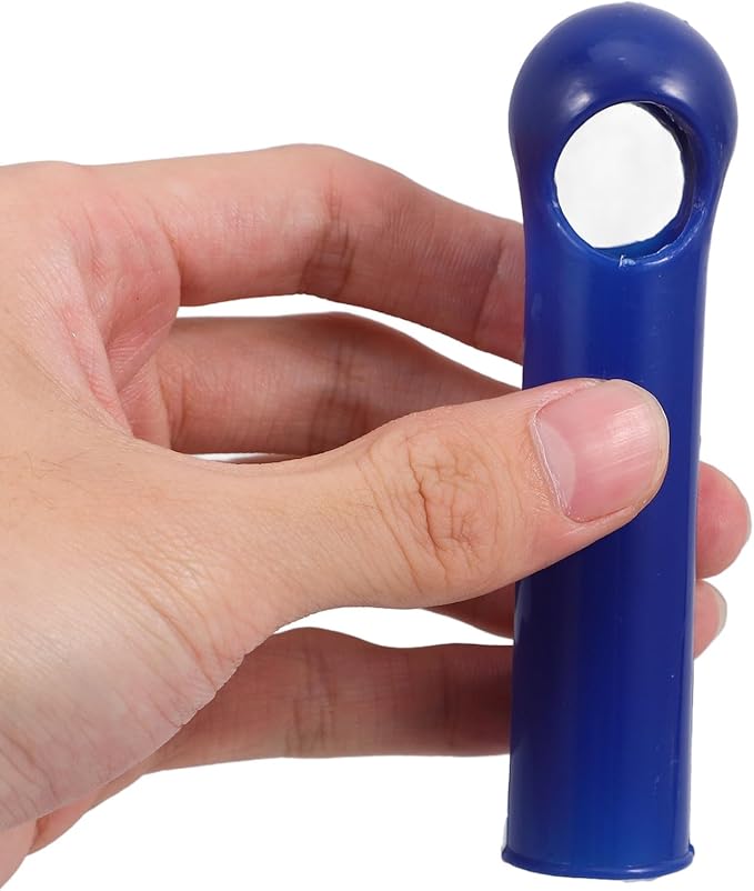 2pcs Universal Broom Handle End Caps Replacement Grip 19mm Navy Sweeper Handle Covers for Household Cleaning and Dustpan Broom Accessory