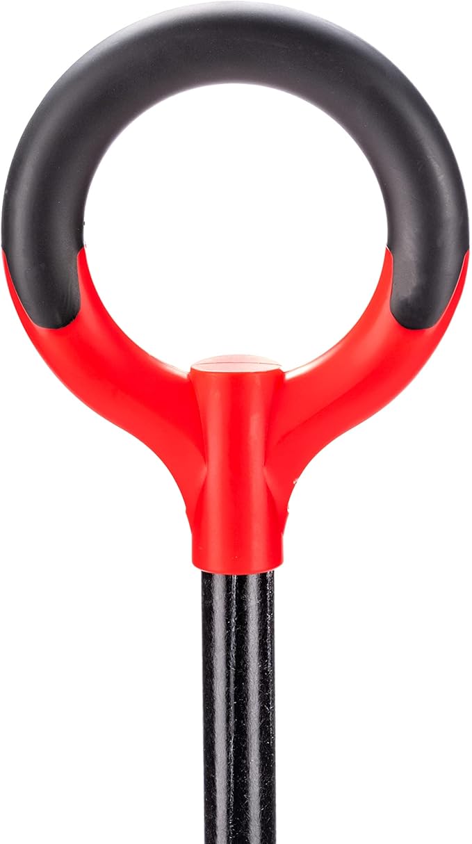Radius Garden 25211 Pro-Lite Carbon Steel Shovel, Red