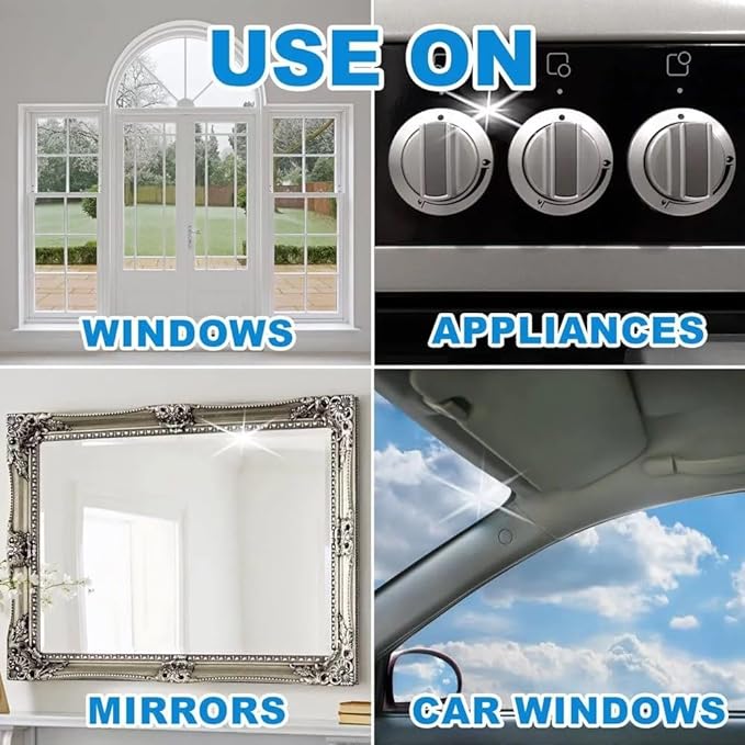 Glass Plus Glass Cleaner, Multi-Surface Glass Cleaner 32 oz (Packaging May Vary) (Pack of 4)