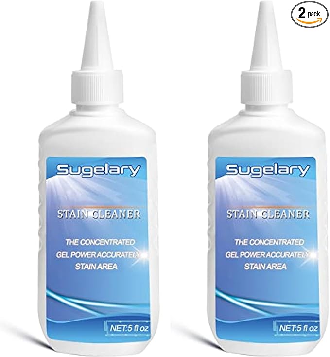 Sugelary Mold Stain Cleaner, 10 Fl oz All-Purpose Gel for Front Loader Seal, Household Cleaner Gel for Bathroom Grout, Sink, Shower, Caulk, Washing Machine Cleaning Solution