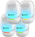 T26 - Ultrasonic Pest Control 4-Pack: Indoor Plug-in Repeller for Mice, Rodents, Squirrels, Insects, Roach Killer, Ant & Spider Repellent, Bed Bug & Flea Spray and mouse traps Alternative