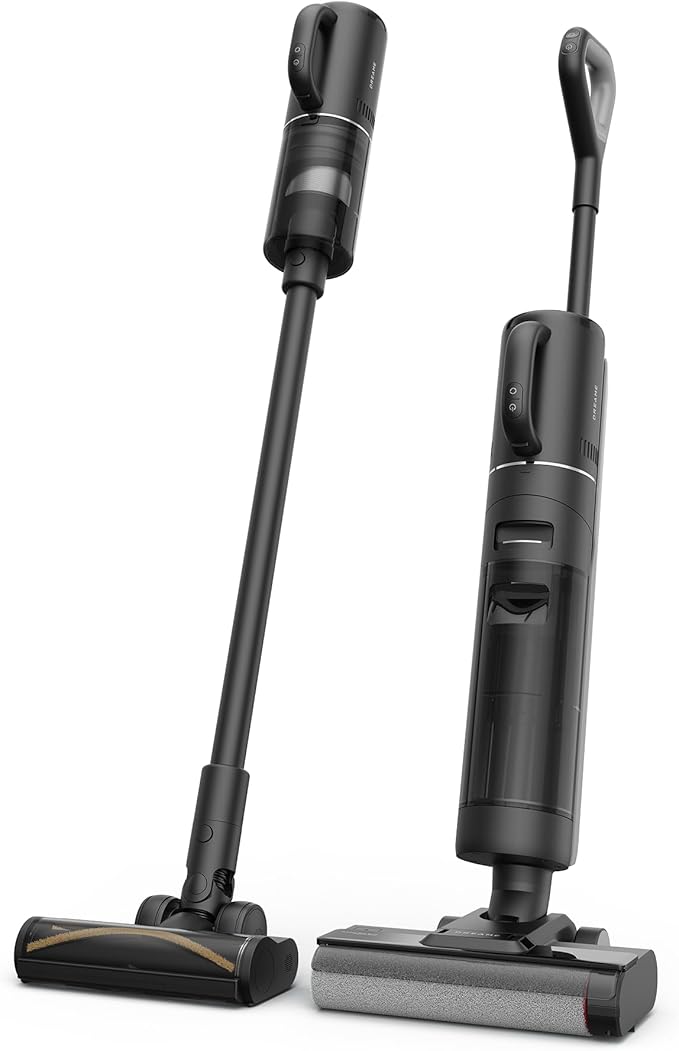 DREAME G10 Combo Wet Dry Vacuum Cleaner, Floor Cleaner Mop 2-in-1 Cordless Vacuum for Multi-Surface, Up to 50 Mins Runtime, One-Step Self Cleaning, Lightweight for Hard Floor