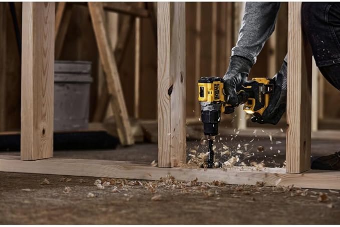 DEWALT 20V MAX Hammer Drill, 1/2", Cordless and Brushless, Compact with 2-Speed Setting, Bare Tool Only (DCD805B), Special Feature Variable Speed