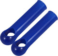 2pcs Replacement Grip for Broom Handle Tube 19mm Dark Blue Mop Rod Sleeve Broom Stick End Cap for Household Floor Cleaning and Sweeping