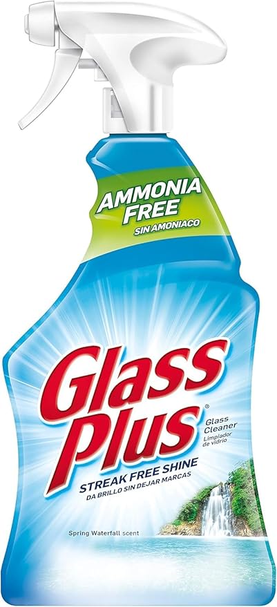 Glass Plus Glass Cleaner, Multi-Surface Glass Cleaner 32 oz (Packaging May Vary) (Pack of 4)