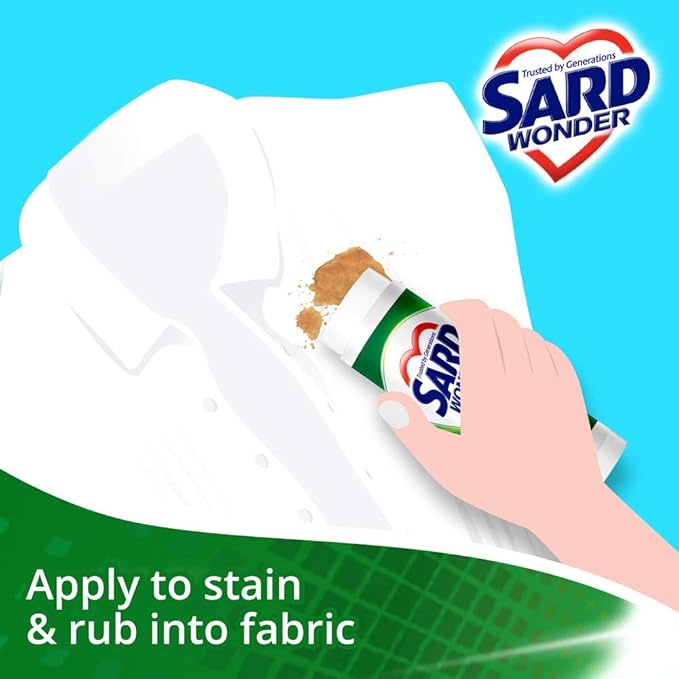 Sard Wonder Concentrated Stain Remover Wonder Stick,100g, with Eucalyptus