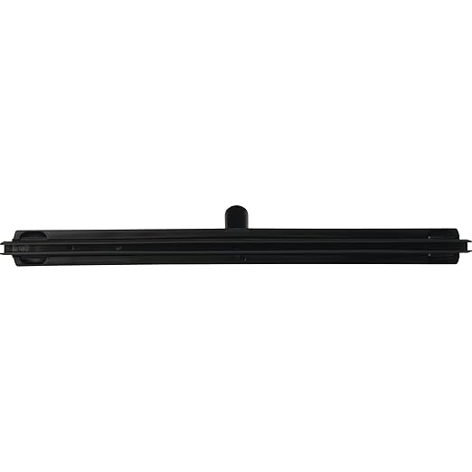 Vikan 77149 Squeegee,Ultra Hygiene,Dbl Blade,24",PP/RB,BK