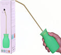Diatomaceous Earth Duster, 230ml Large, Powder Duster Kit with Long Copper Tube & Folding Funnel, Indoor Outdoor Silicone Sprayer Heavy Duty Bulb Applicator for Home and Garden(Green)