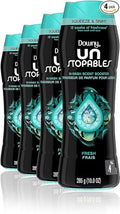 Downy Unstopables In Wash Fresh Scent Booster 10oz (Pack of 4)