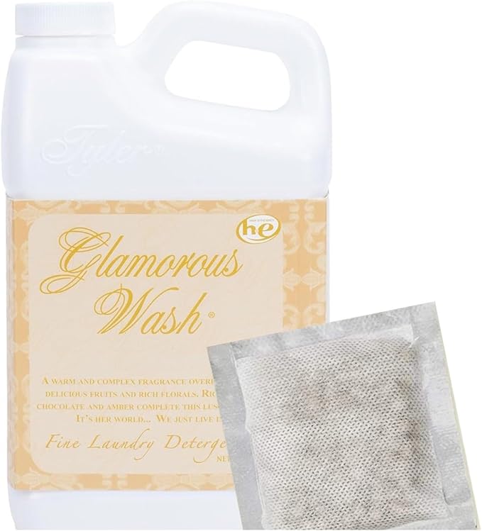 Tyler Candle Company Wash Laundry Detergent 32 Oz Kathina (Bundle with Sachet Pouch) m
