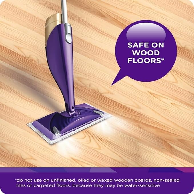 Swiffer WetJet Multi-Purpose Floor and Hardwood Cleaner Solution with Febreze Refill, Lavendar Vanilla and Comfort Scent, 1.25 Liter, OKpFMr 8 pack