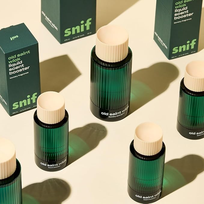 Snif Old Saint Wick Scent Booster, Fresh-Cut Pine, Fir Balsam & Cedarwood Holiday Scent, 25 Loads, Non-Irritating to Skin, Clean, Non-Toxic, Vegan, Cruelty Free, 8.5oz