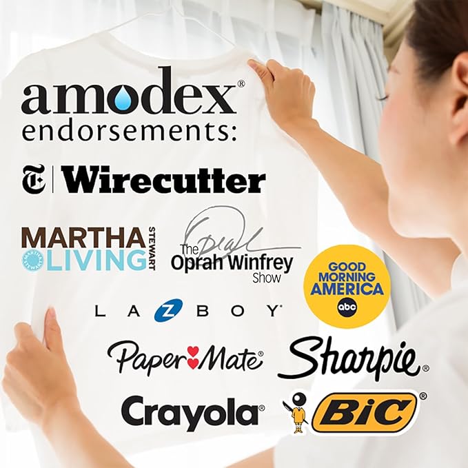 Amodex Ink & Stain Remover Traveler 0.5oz Bottle with Built-in Brush