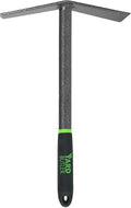 Yard Butler Terra Garden Hand Tools - Weeding Hand Tiller Tool for Efficient Gardening - Weed Remover Tool for Lawn & Garden Care - Durable Gardening Accessory, Mattock
