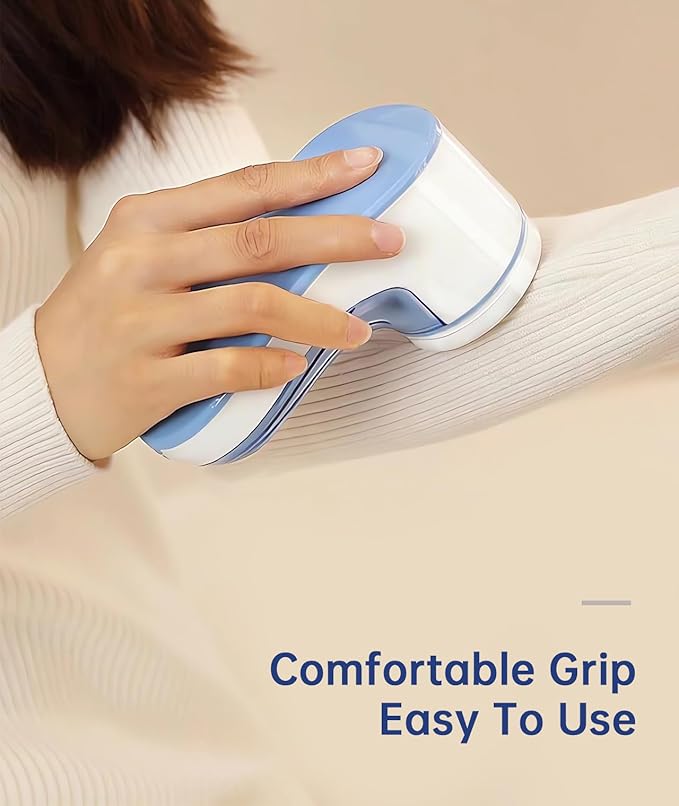 Fabric Shaver, Electric Lint Remover, Lint Shaver for Clothing & Furniture, Sweater Shaver & Pilling Remover, Depiller Effectively Remove Pills, Lint, Fuzz from Couch - Battery Operated