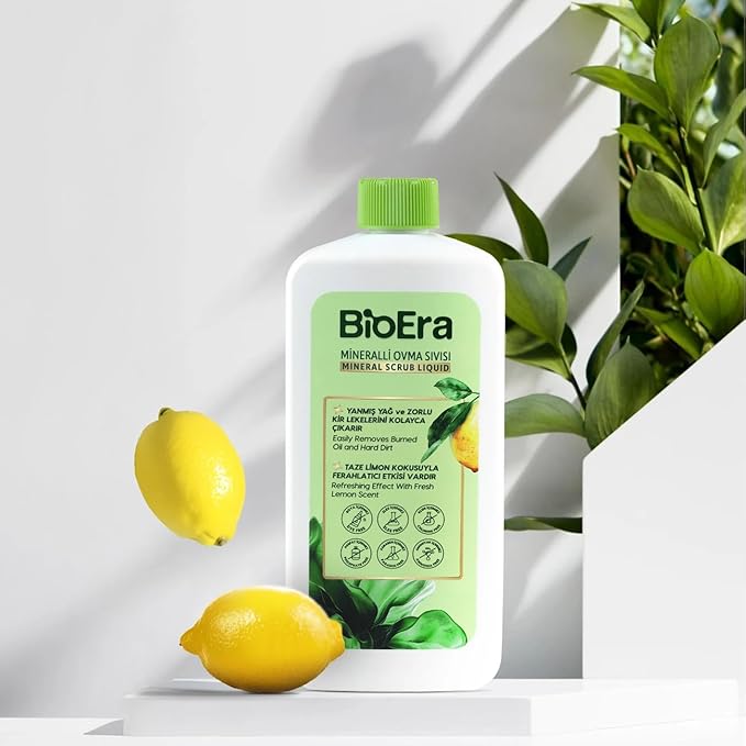 Plant-Derived Cream Cleaner, Cuts Grease, Gently Cleans with Baking Soda, Perfect for Ovens, Sinks, and Walls