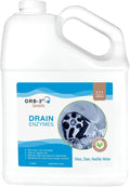Orb-3 Drain Enzymes, Multi-Purpose Enzymatic Drain Cleaner & Deodorizer, 1-Gallon – Breaks Down Grease & Organic Build-Up for Drains, Pipes, Garbage Disposals & Septic Systems