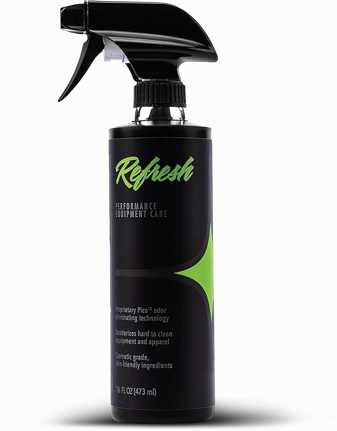 Molecule Refresh Spray | Performance Apparel Care | Cleans and Deodorizes Racing Suites & Technical Fabrics | Signature Fresh Scent | 16 Ounces