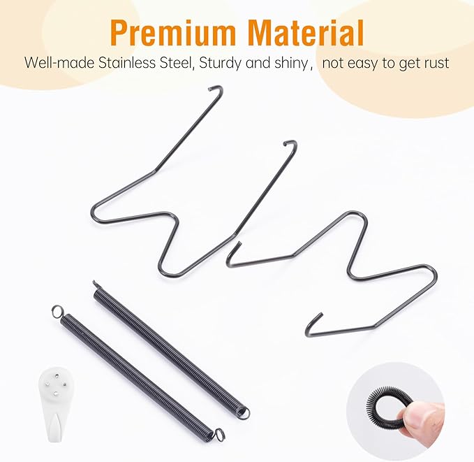 Bilillo Plate Hangers for The Wall, Suitable for 9''-11'' Decorative Plate,Invisible Heavy Duty Wire Plate Holder with Wall Hooks, Plate Hangers for Displaying Plates, Platter, Dish (Black)