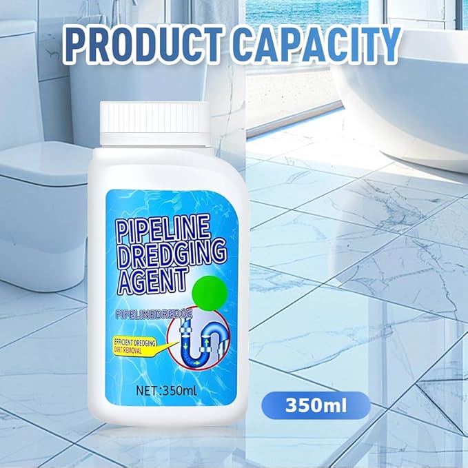 Pipeline Dredging Agent, 2025 New Powerful Powerful Pipe Dredging Agent for Bathroom Kitchen Sink And Drain Cleaner (1PC)
