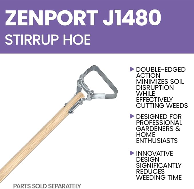 Zenport J1480 Scuffle Stirrup Action Hoe Head - 10 Pack