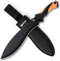 REAT Gardenging Machete, 17" Heavy Duty Machete with Sheath, Ergonomic No-Slip Handle, Machetes for Cutting Trees,Yard Work,Bushcraft