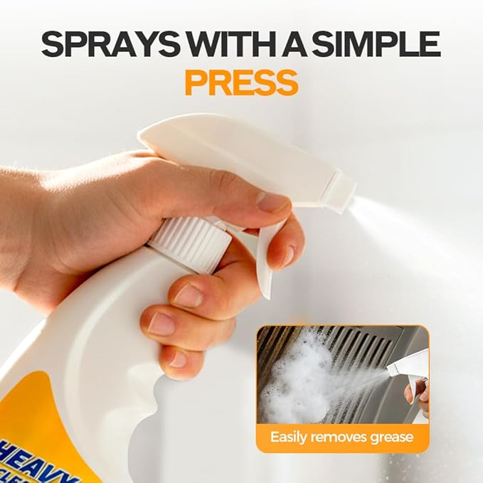Heavy Oil Multi Purpose Cleaner Stain, 2026 Upgraded Clean Kitchen Oil Stains Spray, Electrolyzed Ion Kitchen Cleaner for Oven Stove Top Range Hood Sink (2 pack)