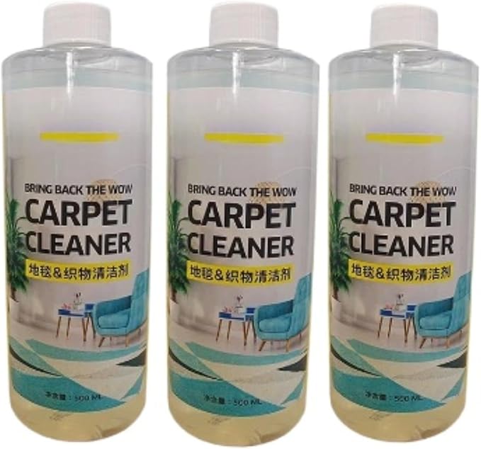 Fabric Fabric Sofa Carpet Curtain Cleaner。Compatible For Karcher BD 50/70。Commercial Upright Vacuum Cleaners 500ml（16.9 Fl Oz）. Carpet Cleaning Solution(3pcs)