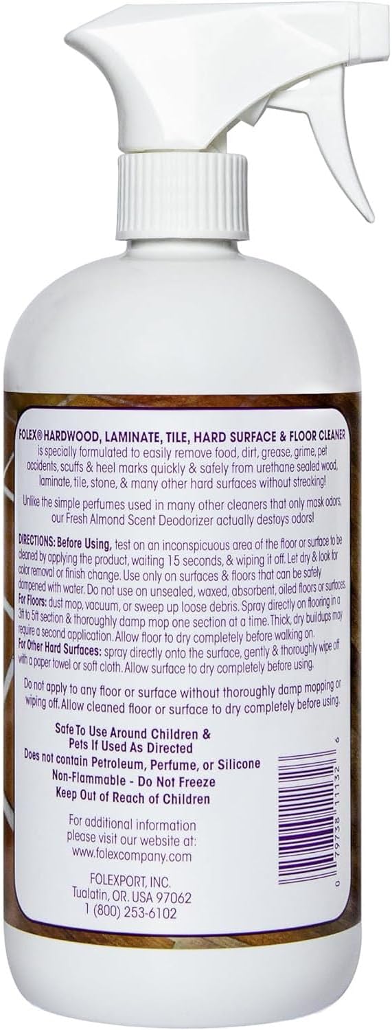 FOLEX Instant Carpet Spot Remover and Hardwood, Laminate, Tile & Floor Cleaner Bundle – Powerful Stain Remover for Carpet, Rugs, Upholstery, and Multi-Surface Floor Cleaning, 32 oz Each
