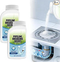 2 Pcs Pipe Dredging Agent, 2026 Upgrade Powerful Drain Cleaner, Sink Drain Cleaner, Pipeline Dredging Agent for Kitchen, Toilet, Sink (2)