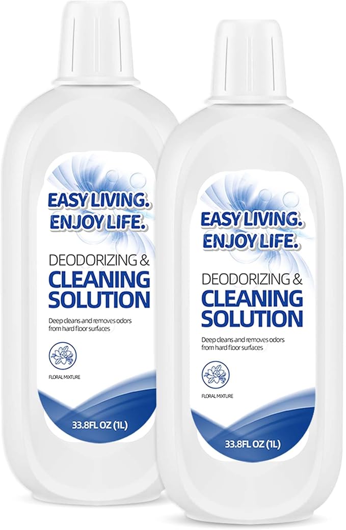 2L Hard Floor Cleaning Solution for Tineco iFLOOR Series - FLOOR ONE S3 S5 S6 S7 Series, Deep Cleaner for Floors, Child and Pet Friendly, Cleaner Refill for All Wet Dry Vacuum Mop(33.8 OZ*2)