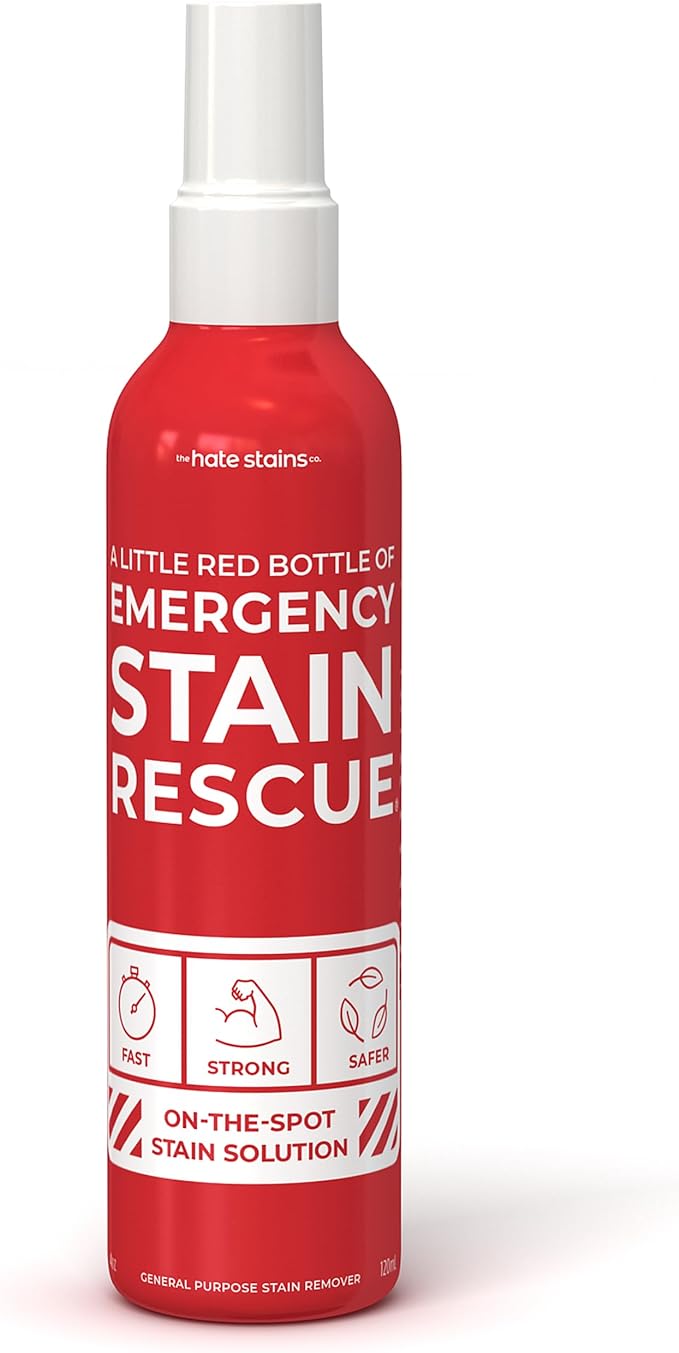 Emergency Stain Rescue Stain Remover Spray - Carpet Cleaner Spray - Wine & Coffee Stain Removal - 4 Fl Oz (Pack of 1)