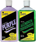 – Purple Metal Polish & Aluminum Deoxidizer Kit, No Silicone, Body Shop Safe, Great for Aluminum, Brass, Copper, Chrome, Silver, Stainless and Gold