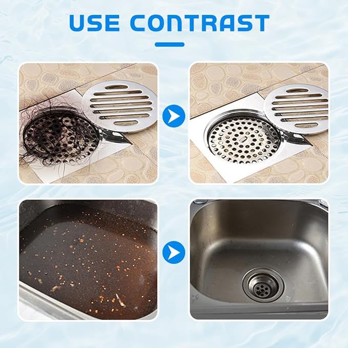 Sink Drain Cleaner, 2025 New Sink and Drain Cleaner, Multi-functional pipe unclogging agent, Powerful Sink Cleaner for Kitchen and Pipes Cleaning Tool (3PCS)